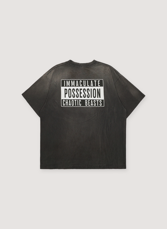 Saint Michael x CPFM Smile Tee Vintage Black