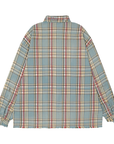 Saint Michael x LASTMAN Flannel Shirt Blue Plaid