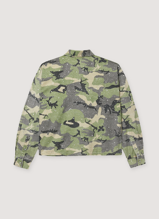Vale Forever Soulja Button Up Shirt Camo
