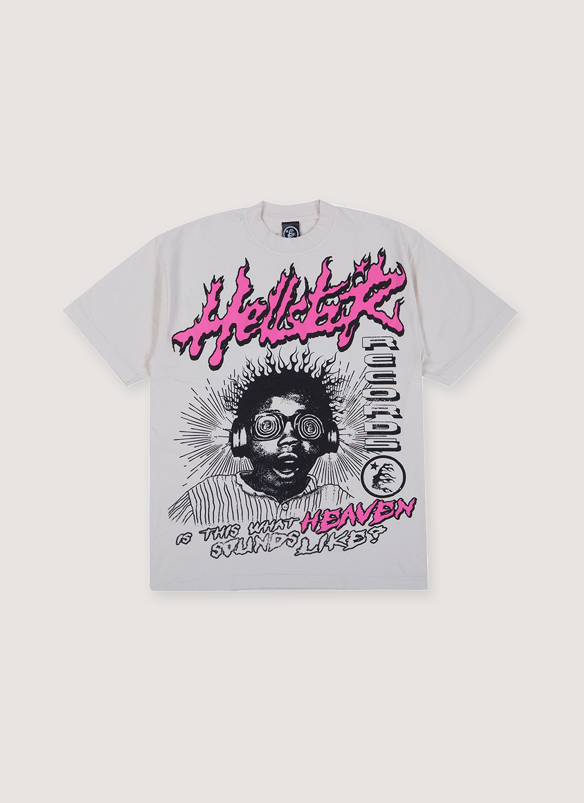 Hellstar Sounds Like Heaven Tee Off White
