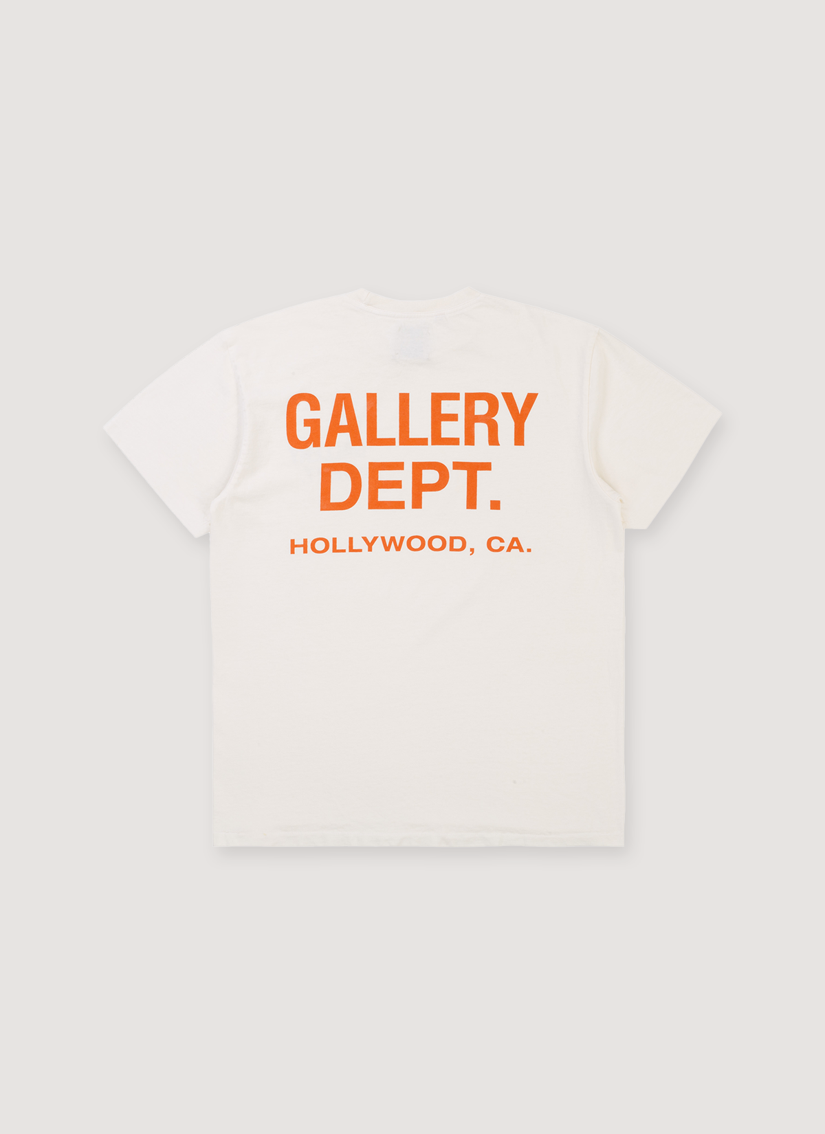 Gallery Dept. Souvenir Tee Cream Orange Gallery Dept. Souvenir Tee Cream Orange - Image 2 | Authenticated at Pieces Los Angeles