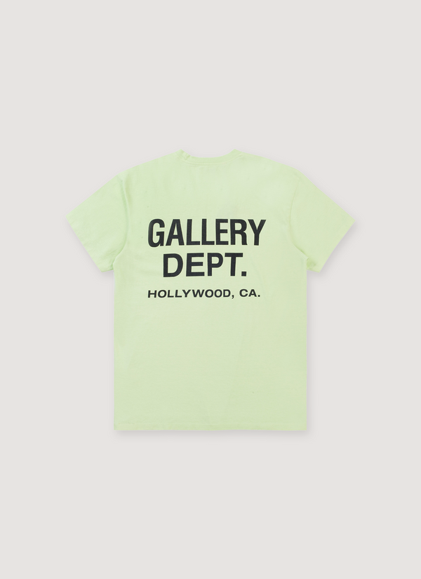 Gallery Dept. Souvenir Tee Lime alternate view - Shop at Pieces Los Angeles