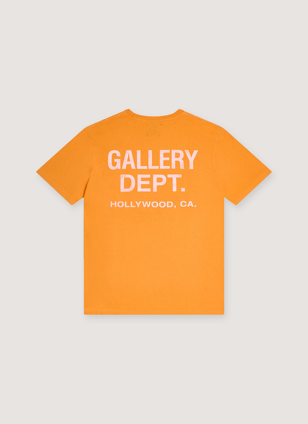 Gallery Dept. Souvenir Tee Bright Orange Pink alternate view - Shop at Pieces Los Angeles