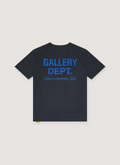 Gallery Dept. Souvenir Tee Washed Black Blue Gallery Dept. Souvenir Tee Washed Black Blue - Image 2 | Authenticated at Pieces Los Angeles