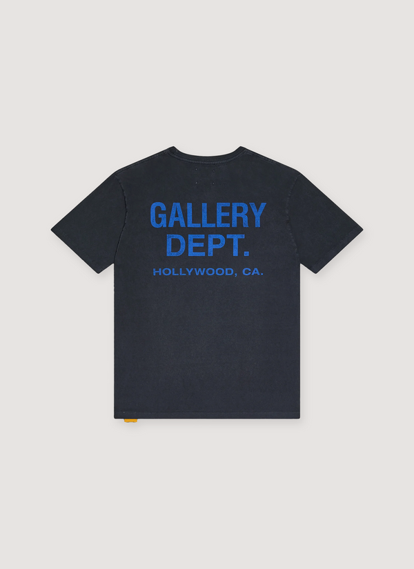 Gallery Dept. Souvenir Tee Washed Black Blue alternate view - Shop at Pieces Los Angeles