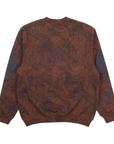 Sp5der Worldwide T&F Tree Camo Beluga Crewneck Brown