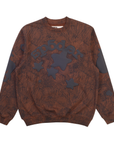 Sp5der Worldwide T&F Tree Camo Beluga Crewneck Brown