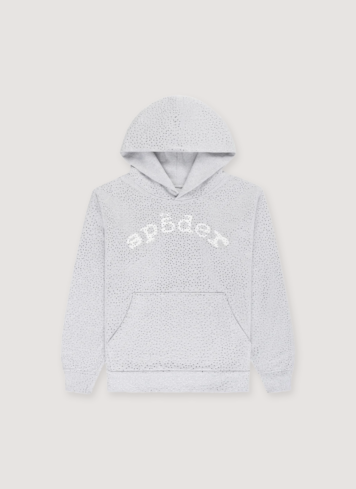 Sp5der Worldwide VVS Sweatshirt Heather Grey Sp5der Worldwide VVS Sweatshirt Heather Grey - Image 2 | Authenticated at Pieces Los Angeles