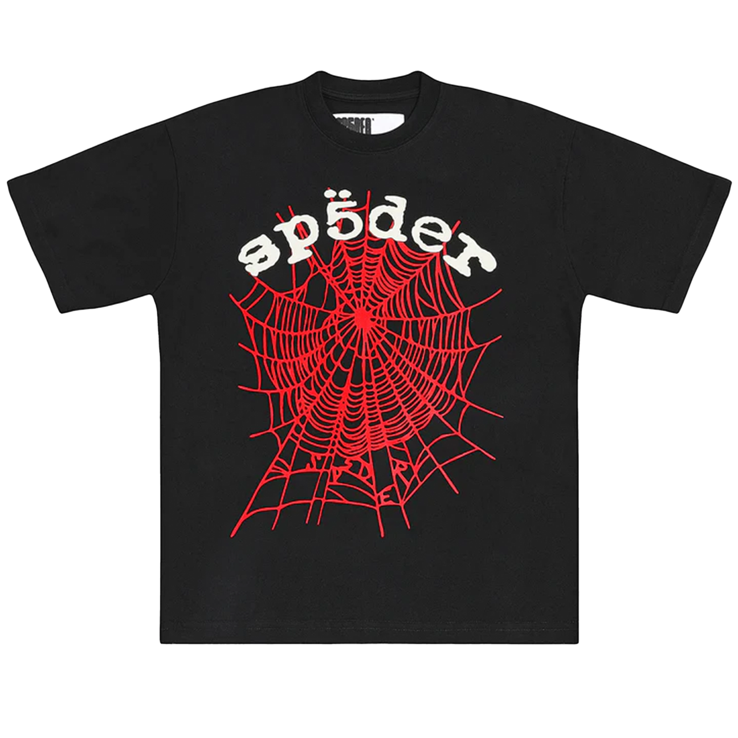 Sp5der Worldwide Focused Logo Tee Black Red – PIECES