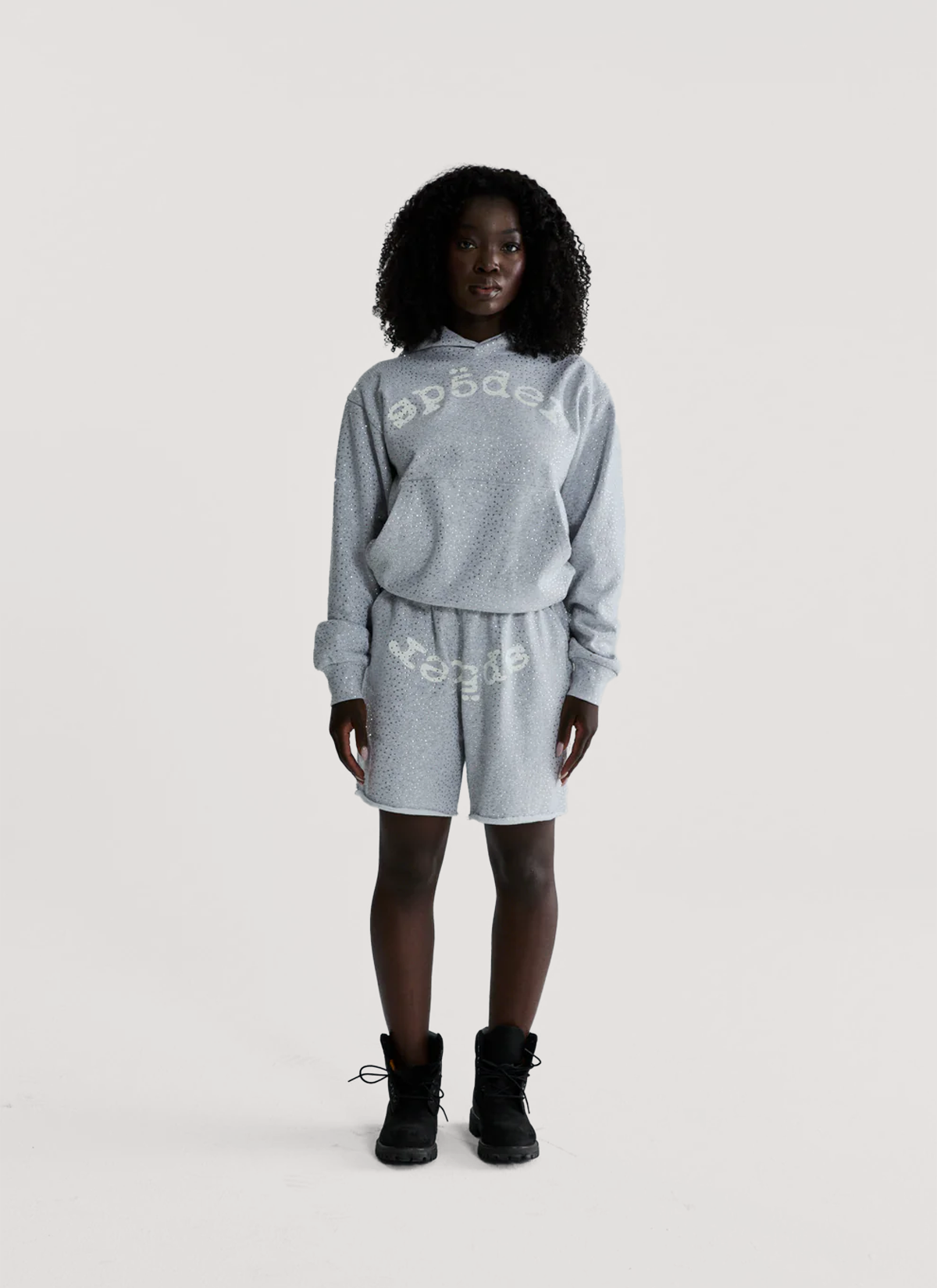 Sp5der Worldwide VVS Sweatshirt Heather Grey