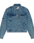 Sp5der Worldwide V3 Denim Jacket Light Indigo