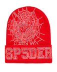 Sp5der Worldwide Web Beanie Red