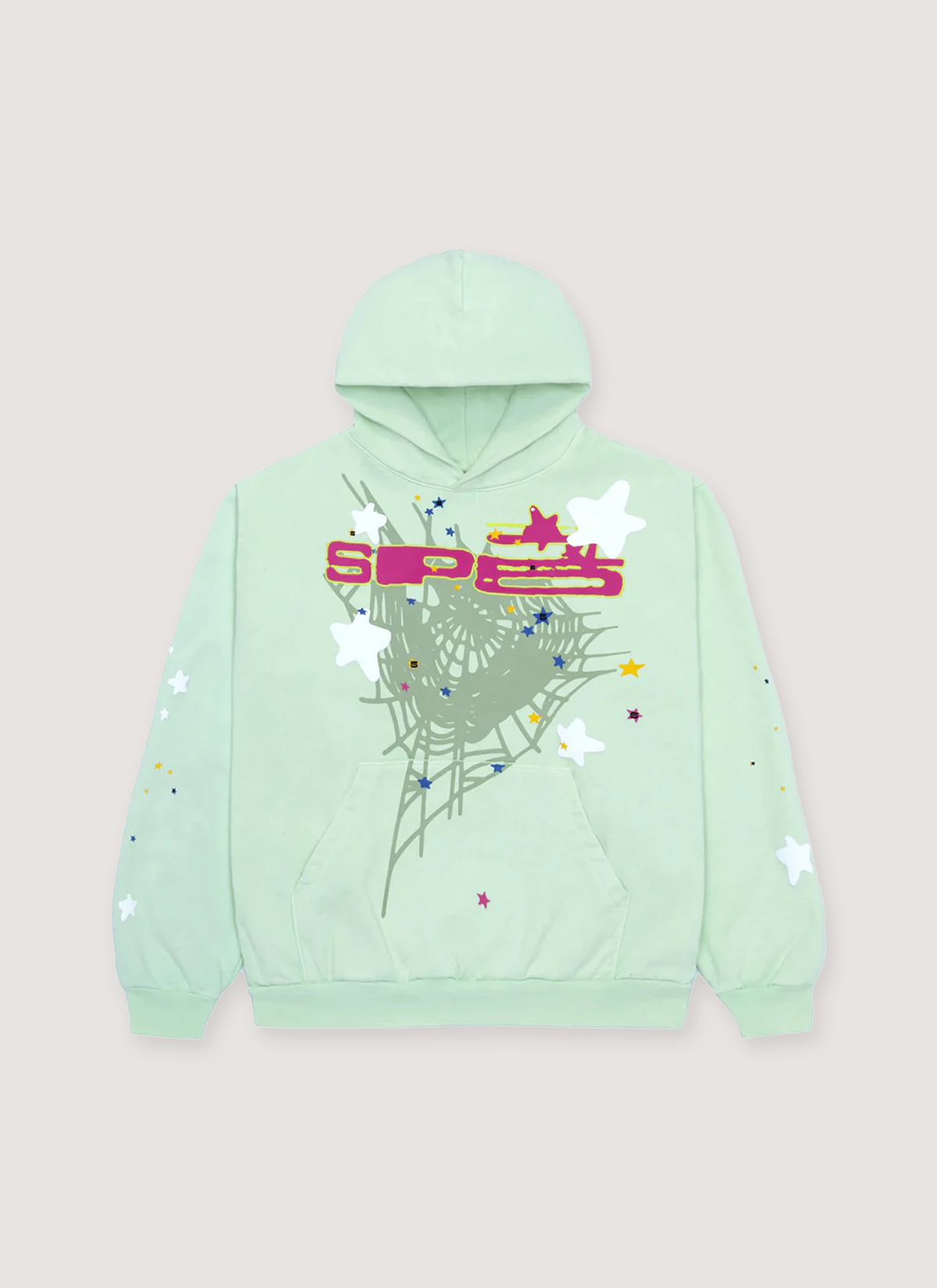 Sp5der Worldwide SP5 Sweatshirt Mint