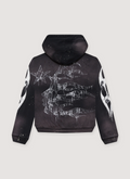 Hellstar Spiderweb Sport Logo Zip Up Sweatshirt Vintage Black Hellstar Spiderweb Sport Logo Zip Up Sweatshirt Vintage Black - Image 2 | Authenticated at Pieces Los Angeles