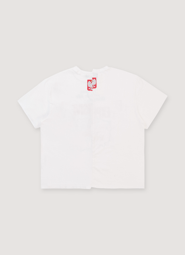 Project G/R Tight Fit Split Tee White alternate view - Shop at Pieces Los Angeles