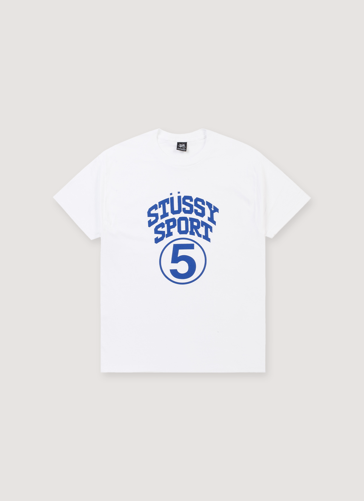 Stussy 5 Sport Tee White
