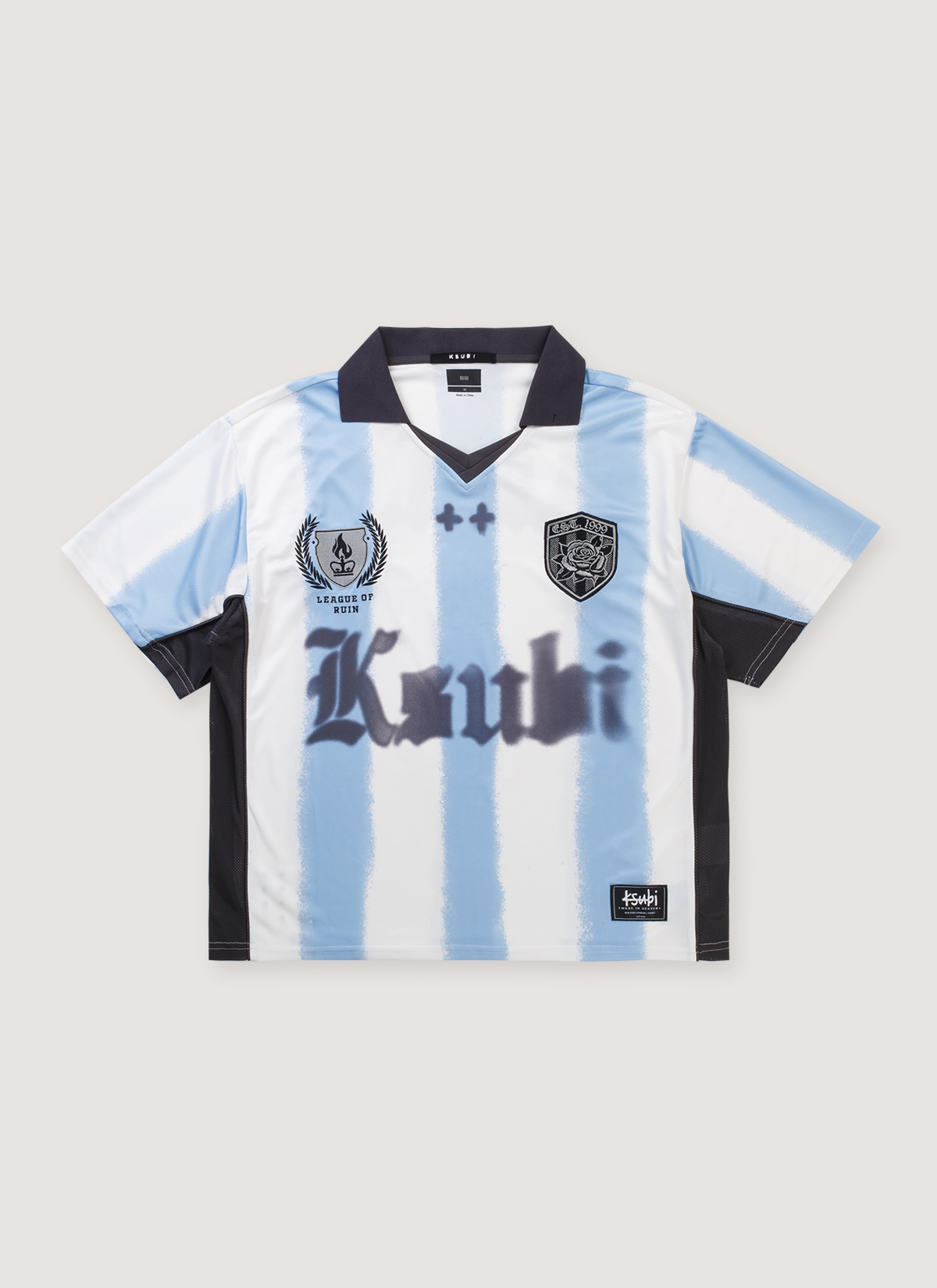 Ksubi Offside Duke Stripe Jersey Ice