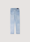 Amiri Stack Skinny Jean Light Indigo Amiri Stack Skinny Jean Light Indigo - Image 2 | Authenticated at Pieces Los Angeles