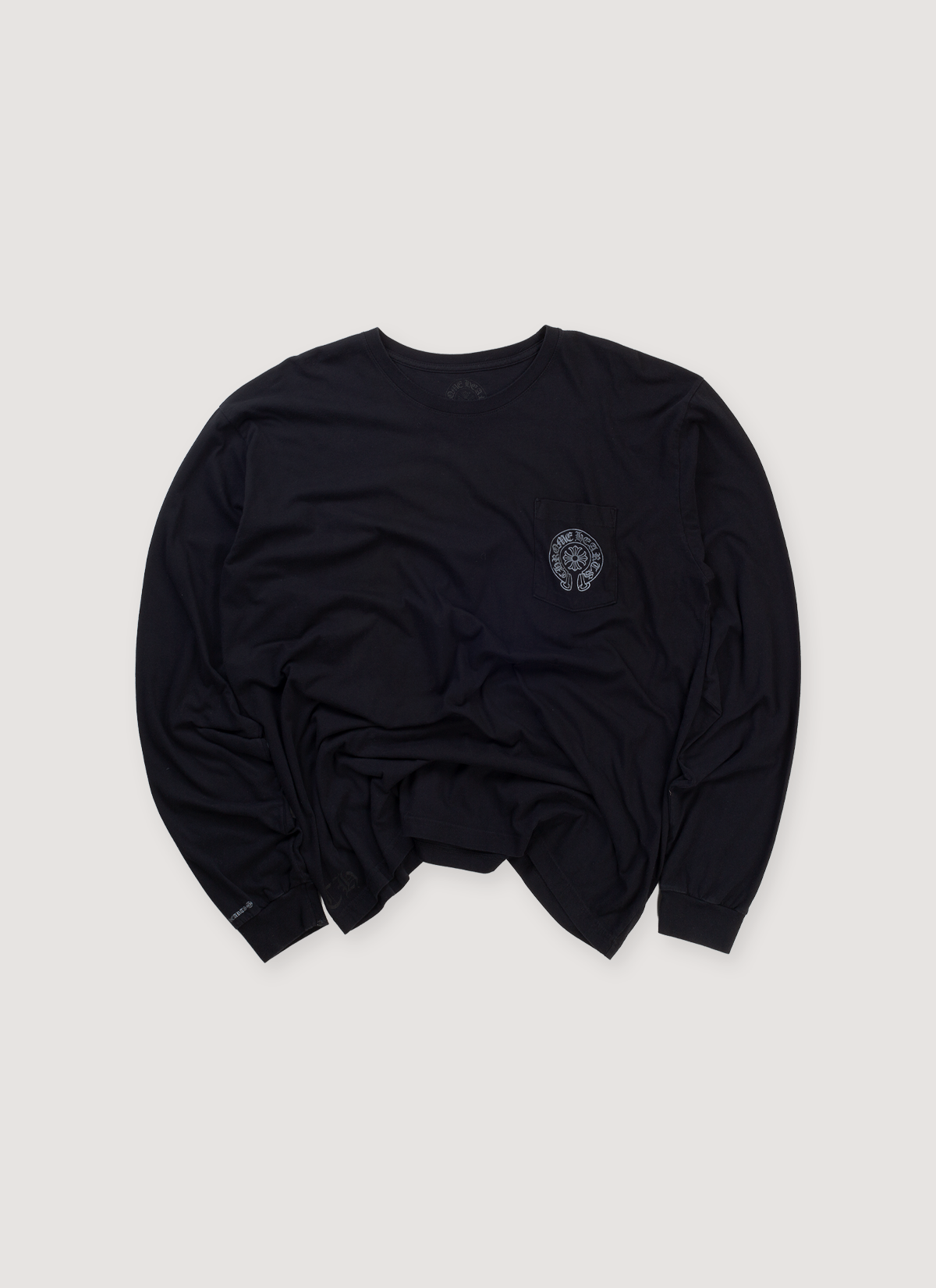 Chrome Hearts Horseshoe Staff Longsleeve Black Grey (Pre-Owned) Chrome Hearts Horseshoe Staff Longsleeve Black Grey (Pre-Owned) - Image 1 | Authenticated at Pieces Los Angeles