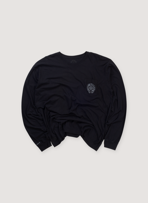 Chrome Hearts Horseshoe Staff Longsleeve Black Grey (Pre-Owned) Horseshoe Staff Longsleeve Black Grey (Pre-Owned) - Authenticated Longsleeves | Pieces Los Angeles