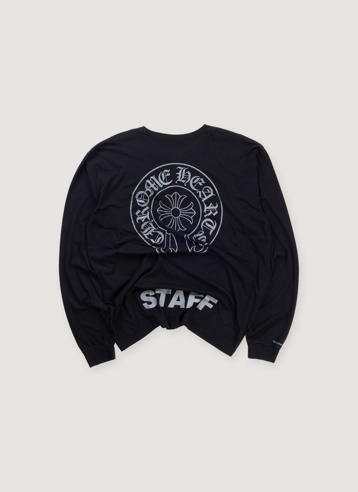 Chrome Hearts Horseshoe Staff Longsleeve Black Grey (Pre-Owned) Chrome Hearts Horseshoe Staff Longsleeve Black Grey (Pre-Owned) - Image 2 | Authenticated at Pieces Los Angeles
