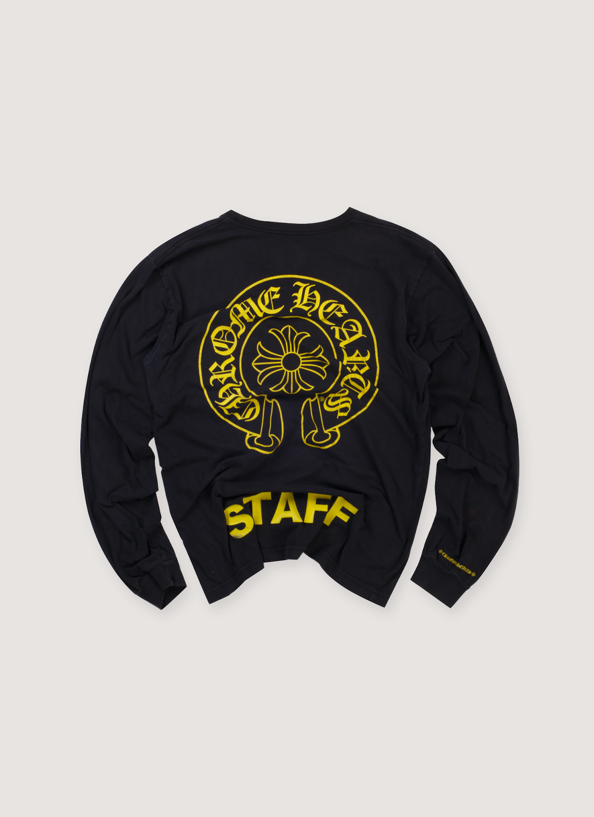 Chrome Hearts Staff Longsleeve Black Yellow (Pre-Owned) | PIECES Chrome Hearts Staff Longsleeve Black Yellow (Pre-Owned) | PIECES