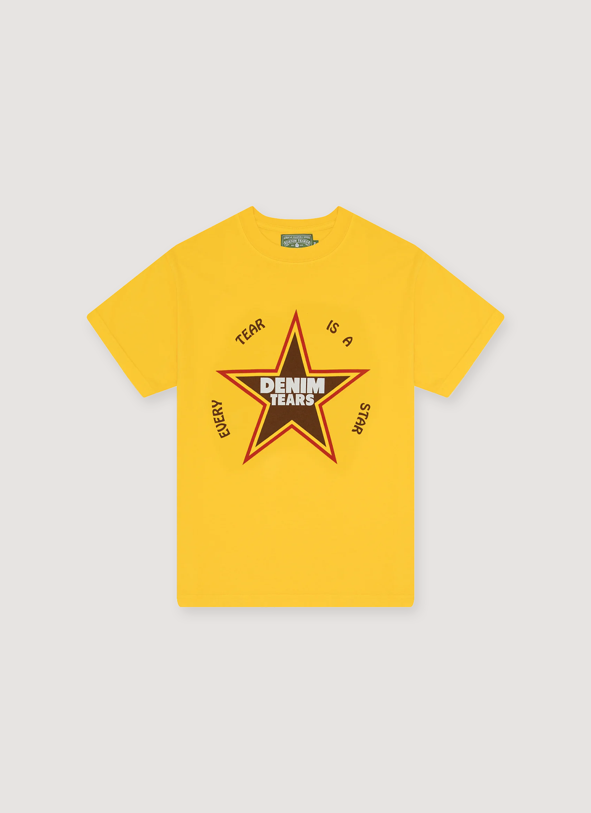 Denim Tears Every Tear Is A Star Tee Yellow