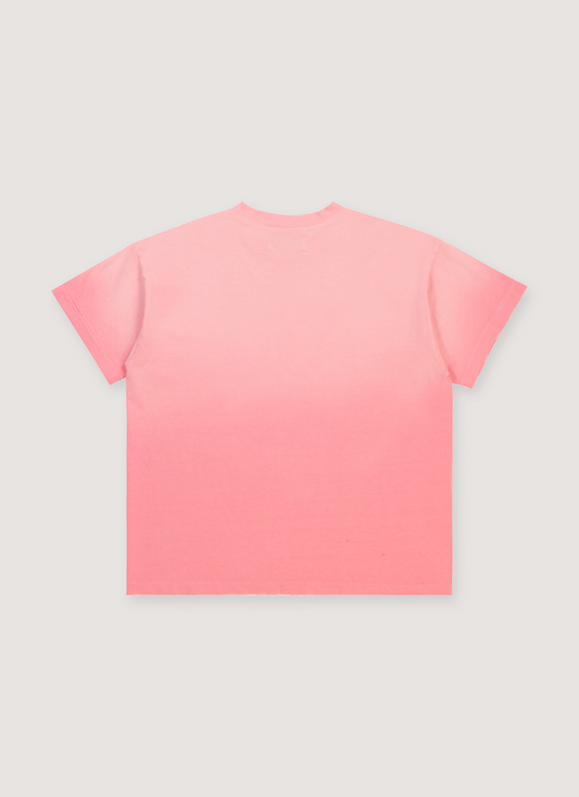 Pieces Stencil Tee Washed Rose