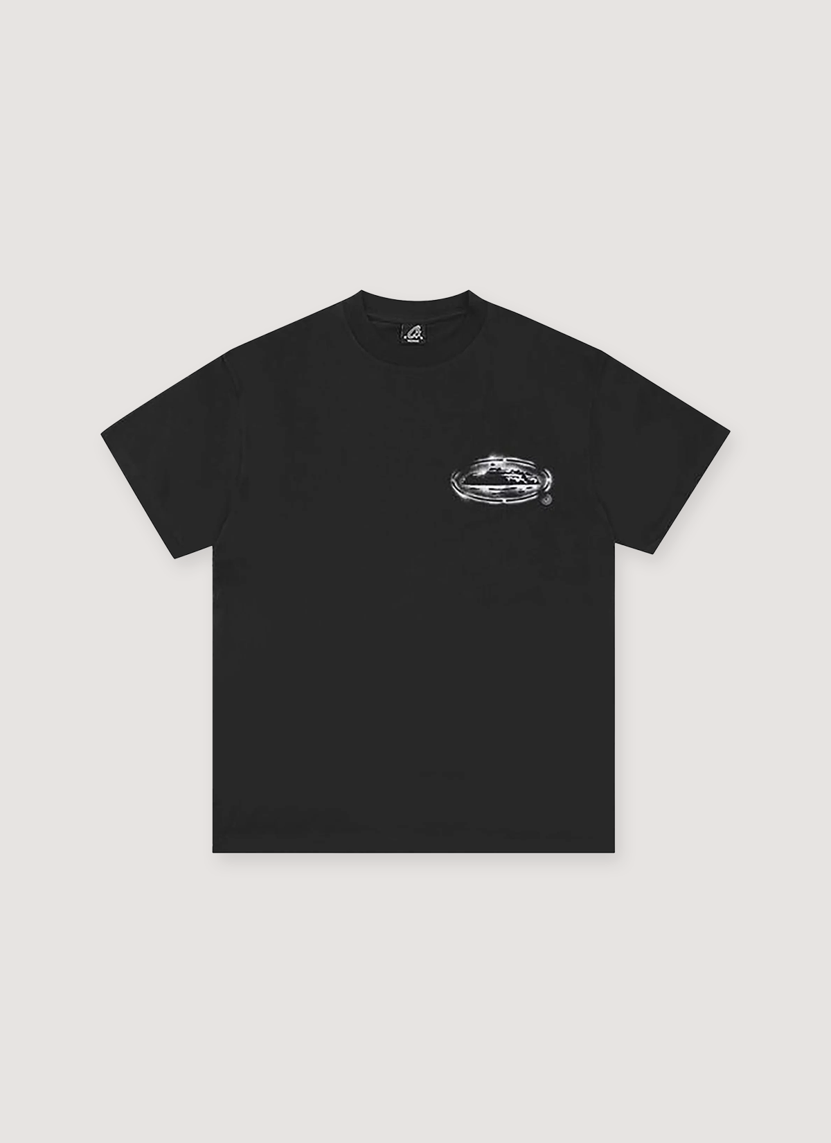 Corteiz Island Stencil Tee Black