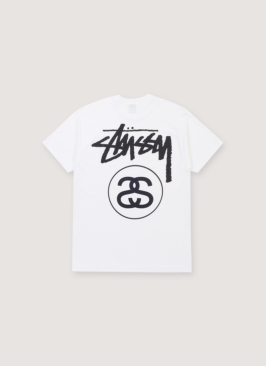 Stussy Stock Link Tee White