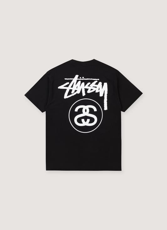 Stussy Stock Link Tee Black