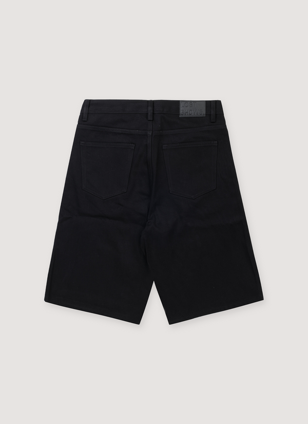 Lost SHDWS Studded Denim Short Black Black alternate view - Shop at Pieces Los Angeles
