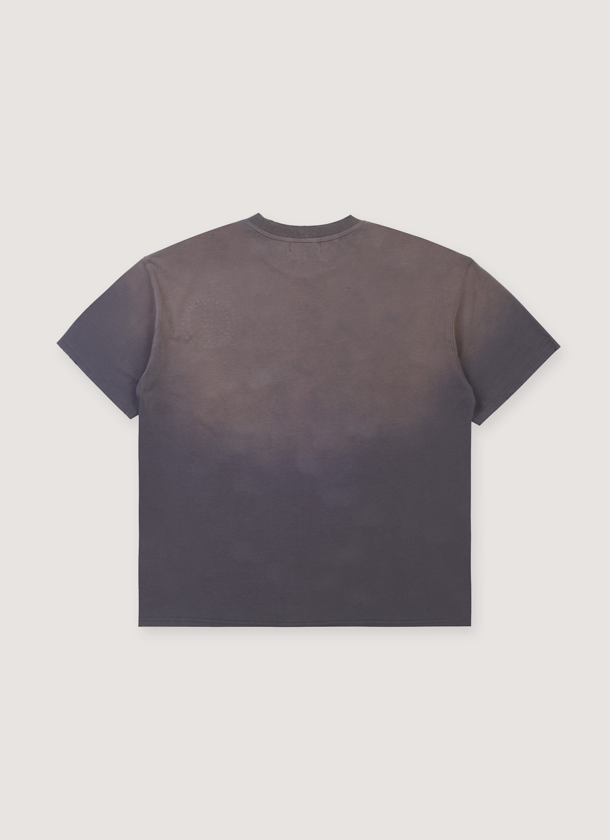 Boredom Kills Studded Unplug Tee Vintage Grey, back view