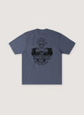Stussy Built to Last Pigment Dye Tee Navy Stussy Built to Last Pigment Dye Tee Navy - Image 2 | Authenticated at Pieces Los Angeles