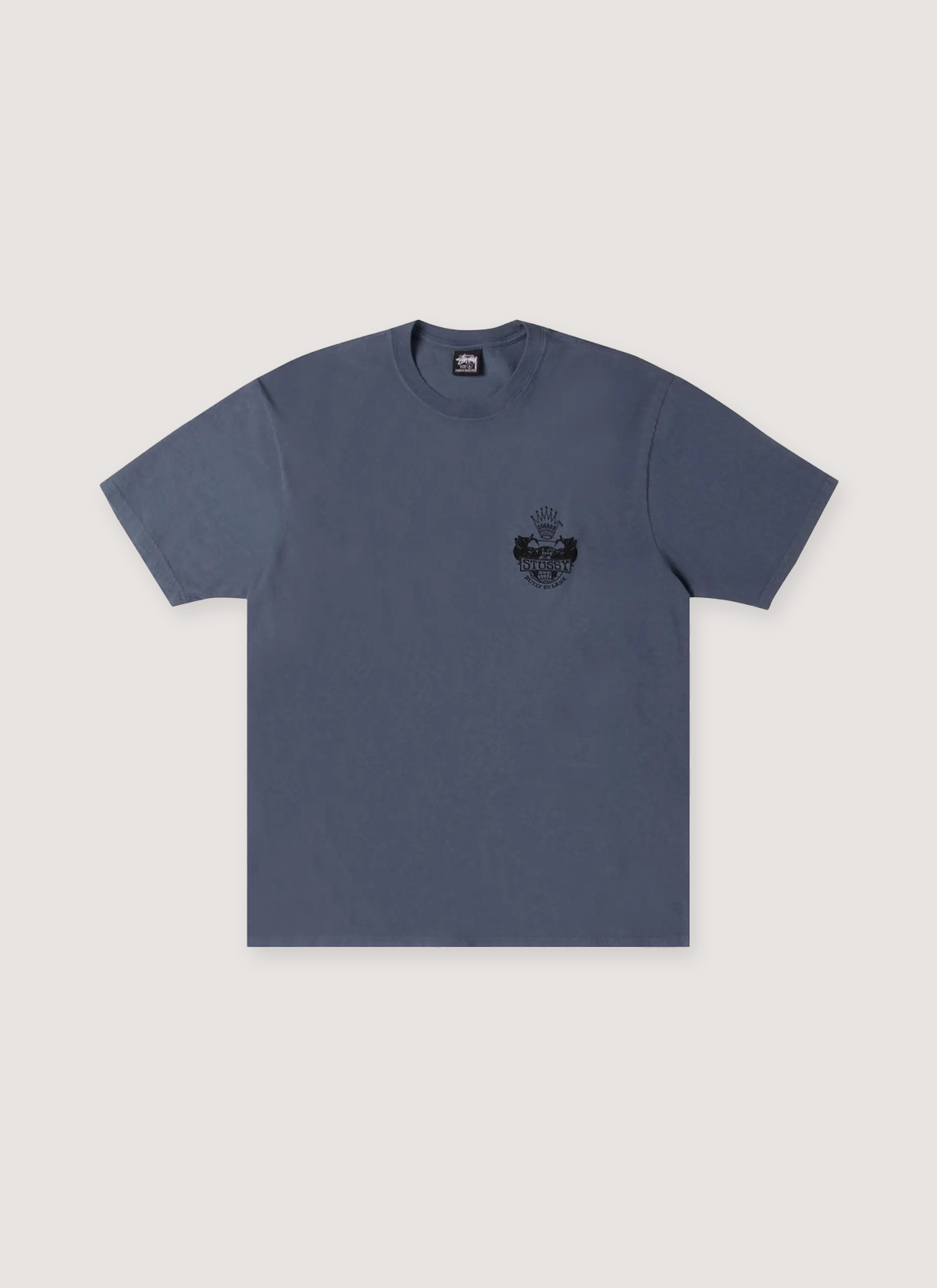 Stussy Built to Last Pigment Dye Tee Navy