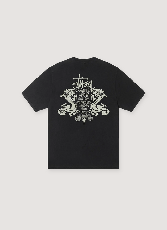 Stussy Double Dragon Pigment Dye Tee