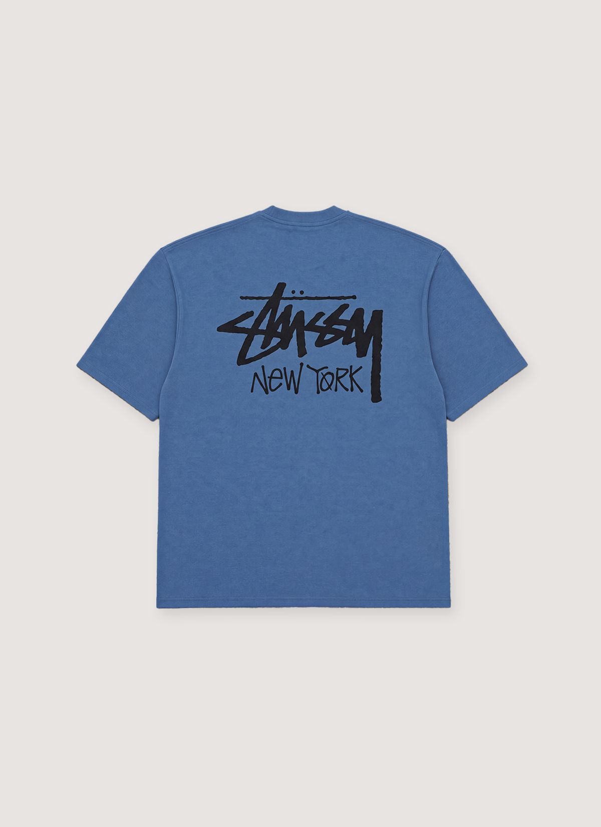 Stussy New York Pigment Dye Tee Blue Stussy New York Pigment Dye Tee Blue - Image 2 | Authenticated at Pieces Los Angeles