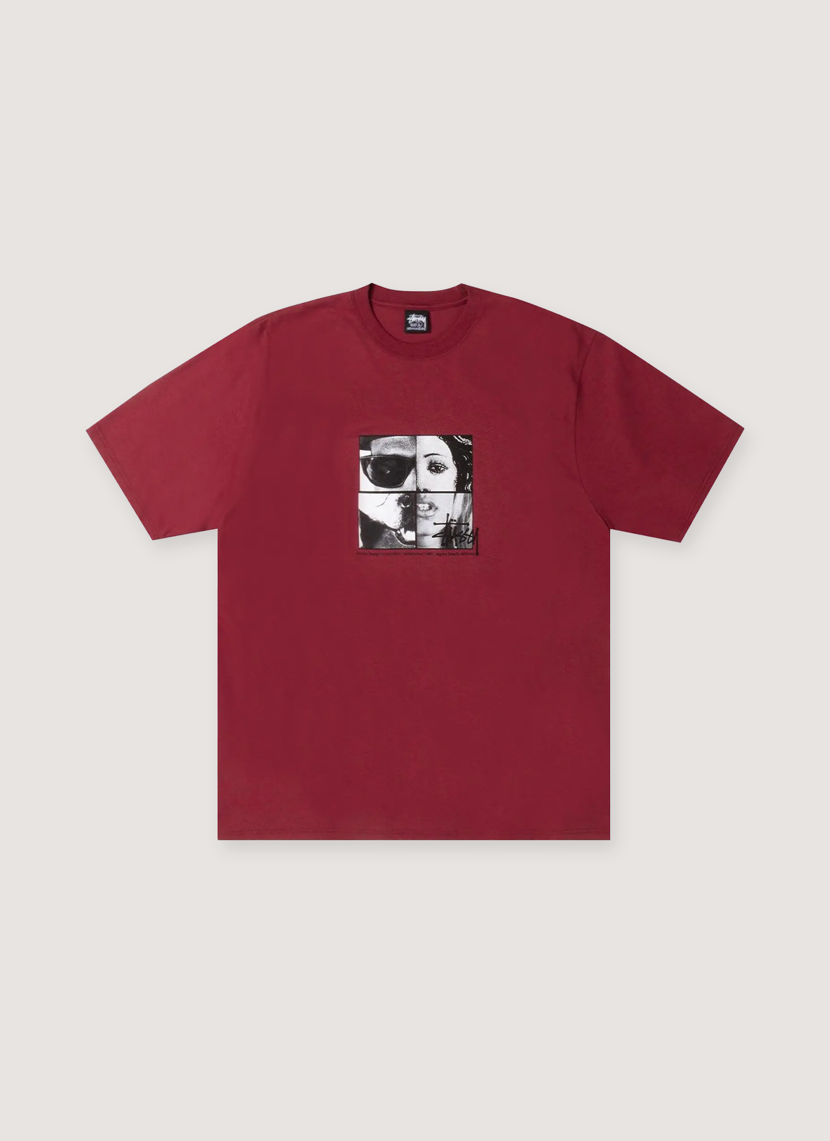 Stussy Personalities Tee Wine