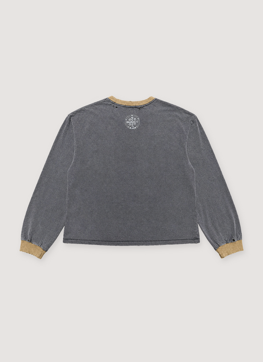 Richill Melancholy Studded Longsleeve Vintage Charcoal