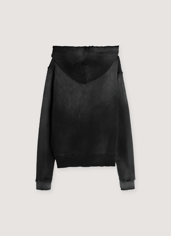 Vague Studios Rolling Zip Up Sweatshirt Sunbeat Black alternate view - Shop at Pieces Los Angeles