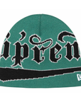 Supreme New Era Accent Beanie Green