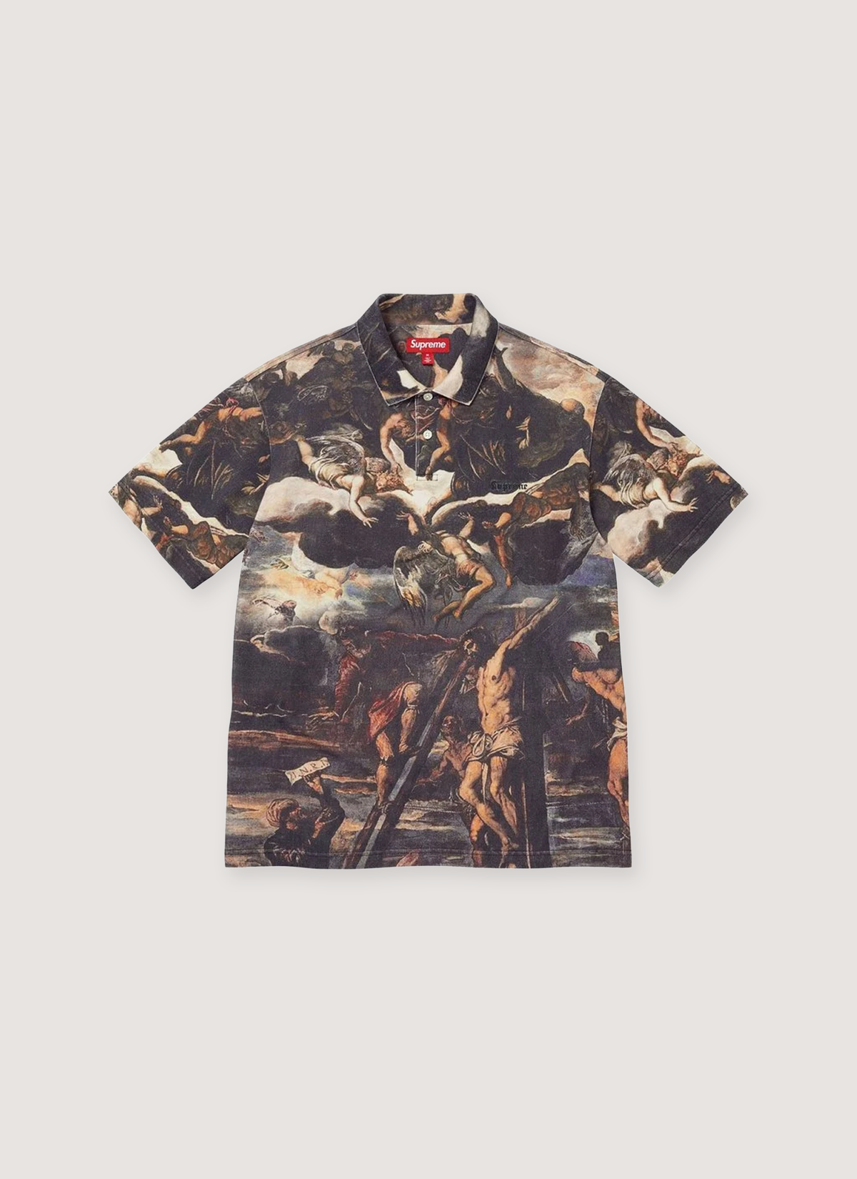 Supreme Crucifixion Polo Multicolor Supreme Crucifixion Polo Multicolor - Image 1 | Authenticated at Pieces Los Angeles