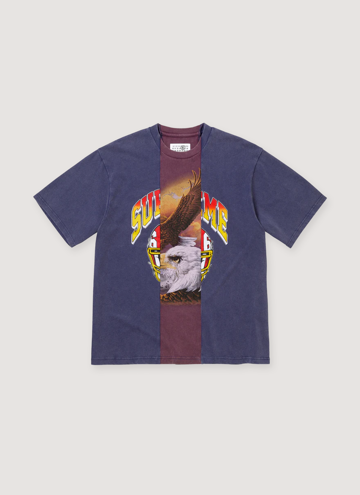 Supreme MM6 Maison Margiela Split S/S Top Navy Supreme MM6 Maison Margiela Split S/S Top Navy - Image 2 | Authenticated at Pieces Los Angeles