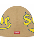 Supreme New Era Accent Beanie Khaki