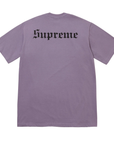 Supreme Snow White Tee Dusty Purple