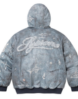 Supreme HJR Trompe L'oeil Hooded Work Jacket Blue