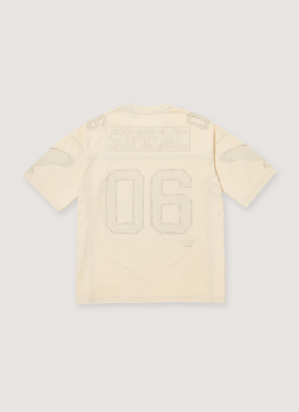 Supreme MM6 Maison Margiela Cotton Football Jersey White Supreme MM6 Maison Margiela Cotton Football Jersey White - Image 2 | Authenticated at Pieces Los Angeles