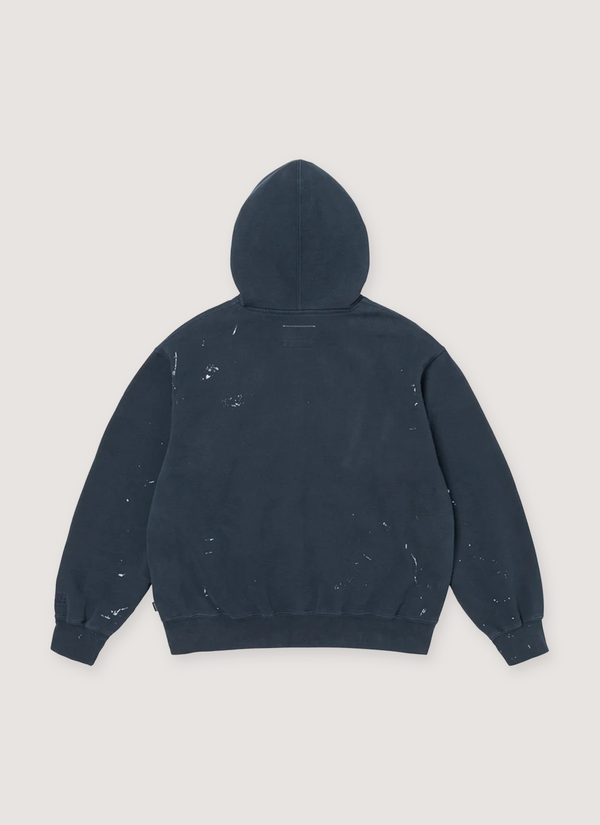 Supreme MM6 Maison Margiela Box Logo Zip Sweatshirt Navy alternate view - Shop at Pieces Los Angeles