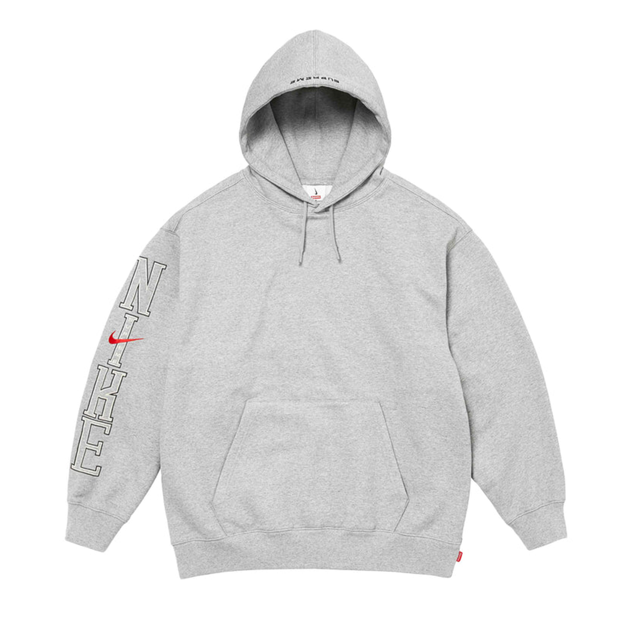 Supreme x Nike Hooded Sweatshirt Grey