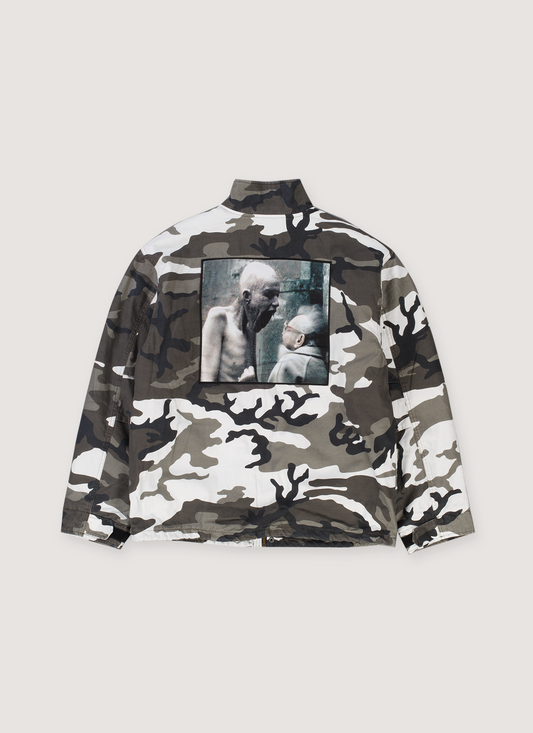 Supreme Aphex Twin Alpha Industries Cargo Jacket Snow Camo (Pre-Owned)